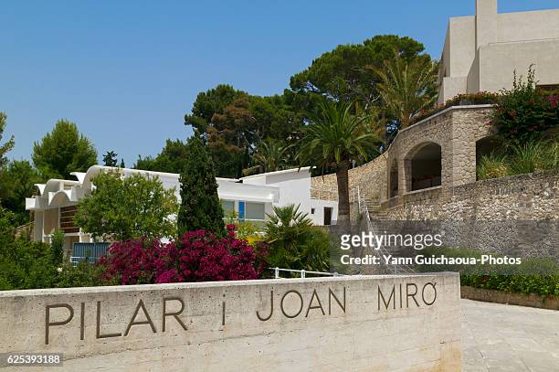 foundation of pilar and miro, palma de majorca,balearic islands,spain - pilar miro stock pictures, royalty-free photos & images