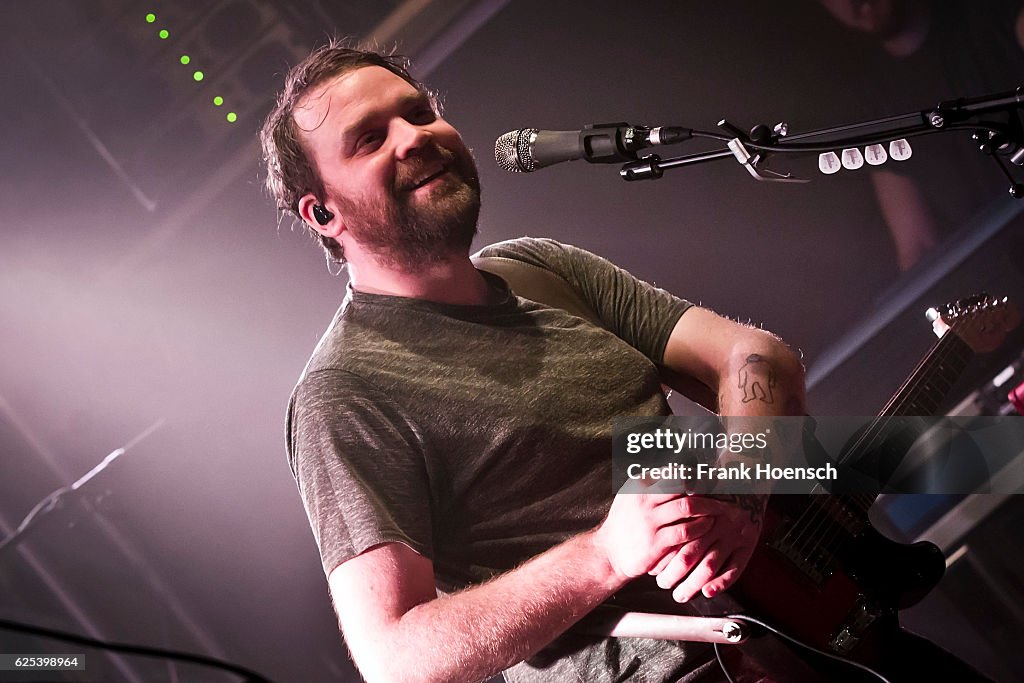 Frightened Rabbit Singer Singer Scott Hutchison of the British band Frightened Rabbit performs ...