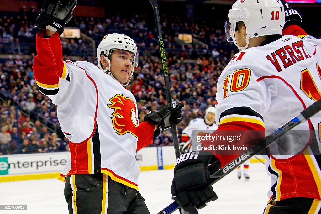 Calgary Flames v Columbus Blue Jackets