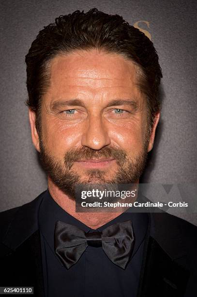 Actor Gerard Butler, awarded as International Star - Hugo Boss Price, attends the GQ Men of the Year Awards 2016 : Photocall at Musee d'Orsay on...