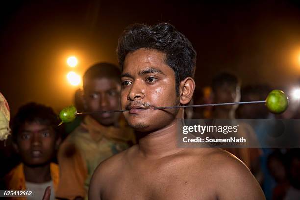 gajan festival and charak puja of west bengal, india -02 - soumen nath stock pictures, royalty-free photos & images