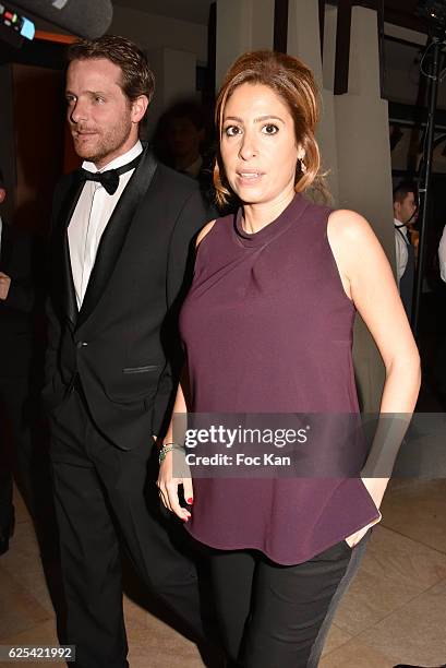 Journalists Lea Salame and Florent Peiffer attend GQ Men Of The Year Awards at Musee d'Orsay on November 23, 2016 in Paris, France.