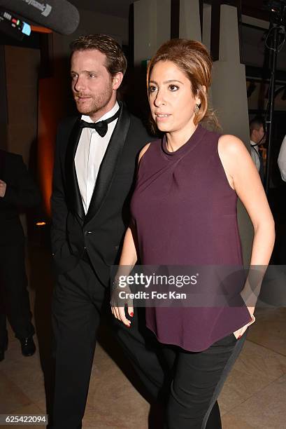 Journalists Lea Salame and Florent Peiffer attend GQ Men Of The Year Awards at Musee d'Orsay on November 23, 2016 in Paris, France.