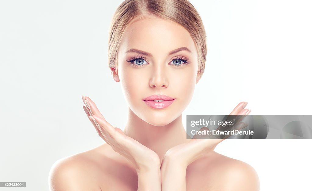 Young Woman with clean, fresh skin.