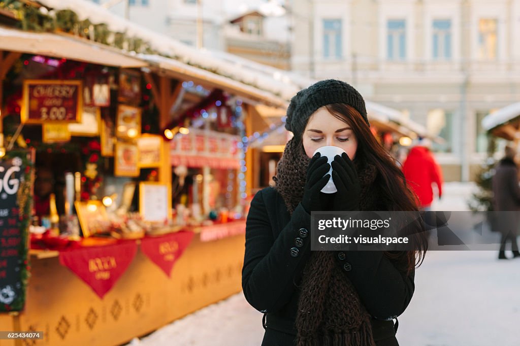 Christmas Market Portrait