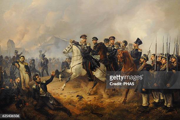 Ludwig Elsholtz . German painter. Marshal Blucher on the Battlefield, 1841. Oil on canvas. The State Hermitage Museum, Saint Petersburg, Russia.