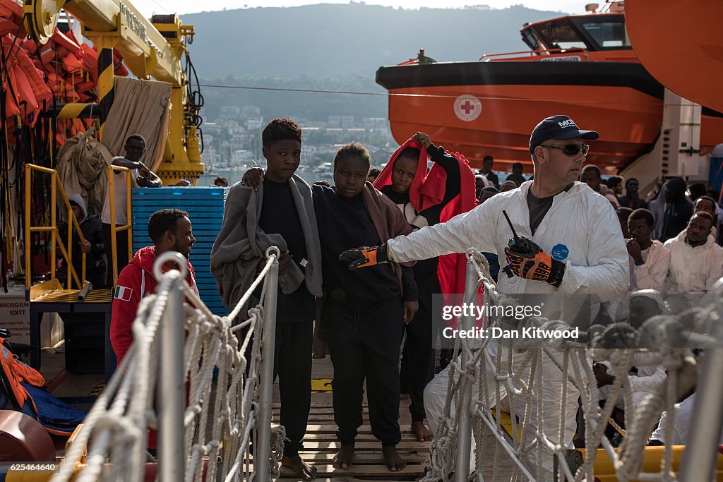 MOAS Conduct Rescue Operations Off The Libyan Coast