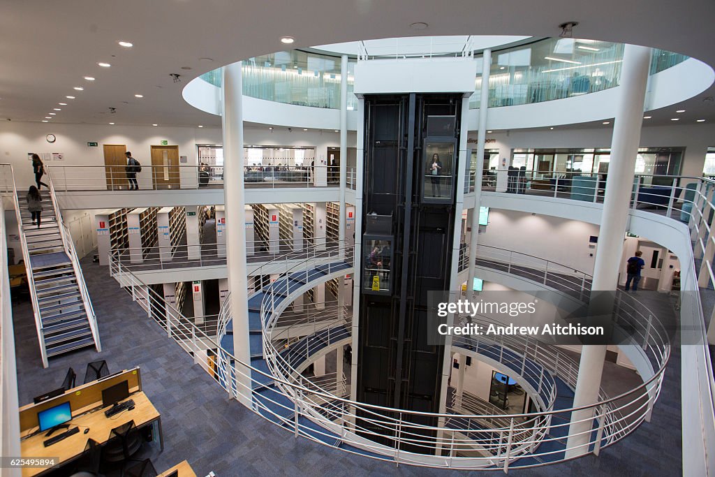 Lse Workspace The central stairway of the main LSE library designed by Norman... News ...