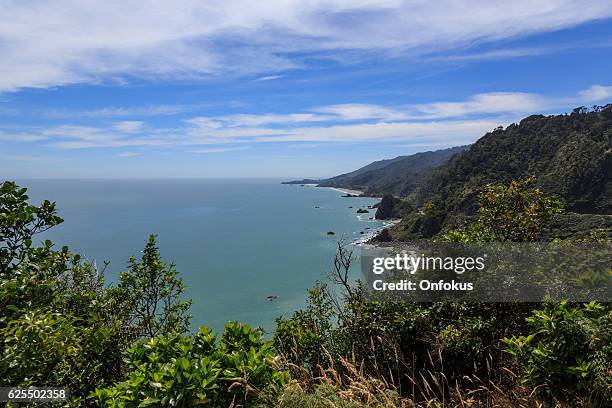 New Zealand, South Island Landscape Panorama, Hatters Bay (625502358 ...