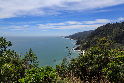 Poison Bay New Zealand, South Island Landscape Panorama, Hatters Bay (625502358 ...