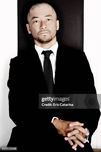 Actor Tadanobu Asano is photographed for Self Assignment on May 15, 2015 in Cannes, France.