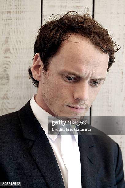 Actor Anton Yelchin is photographed for Self Assignment on May 15, 2015 in Cannes, France.