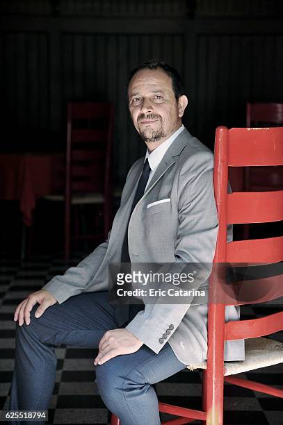 Actor Luis Callejo is photographed for Self Assignment on September 5, 2016 in Venice, Italy.