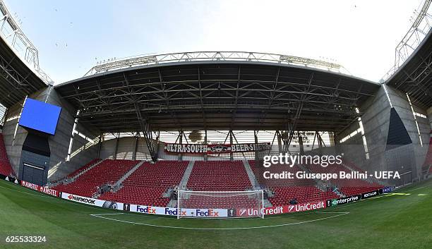 General view of Turner Stadium prior the UEFA Europa League match between Hapoel Beer-Sheva FC and FC Internazionale Milano at on November 24, 2016...