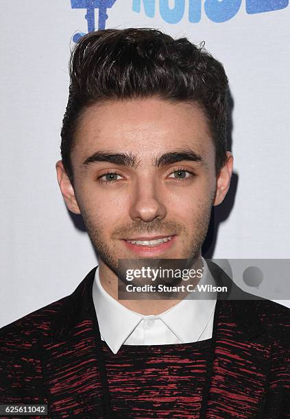 Nathan Sykes attends the Global's Make Some Noise Night Gala at Supernova on November 24, 2016 in London, England.