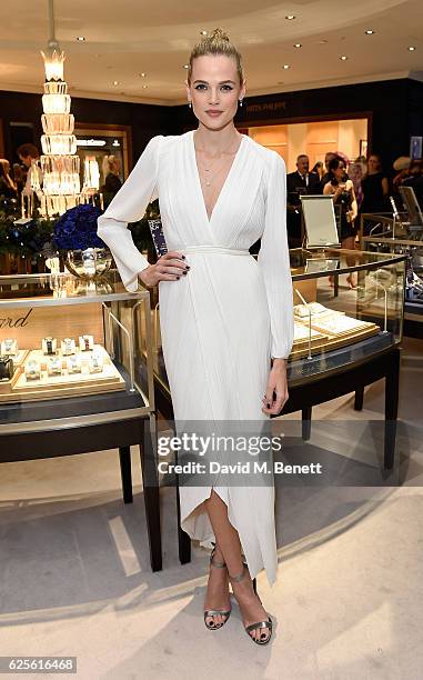 Gabriella Wilde attends the Mappin & Webb Christmas Party at the Flagship Regent Street Boutique on November 24, 2016 in London, England.