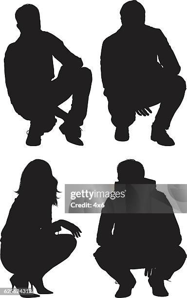 Crouch Human 751 Crouching Person Silhouette Stock Photos, High-Res Pictures, and ...