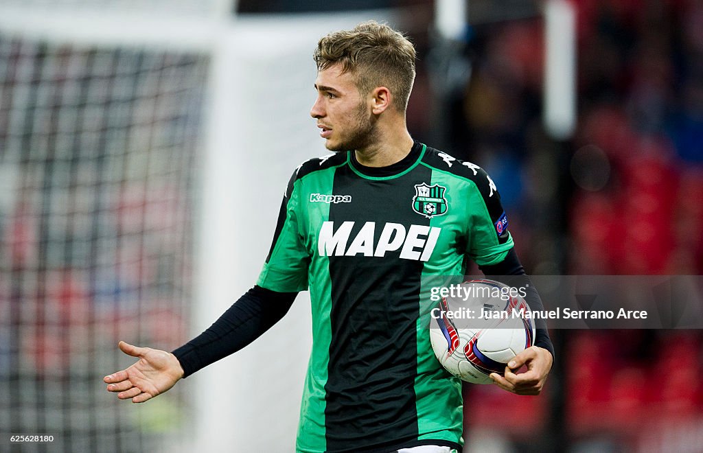 Athletic Club v US Sassuolo Calcio - UEFA Europa League