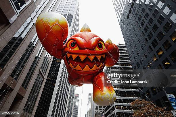 Skylanders baloon is seen during the 90th Annual Macy's Thanksgiving Day Parade on November 24, 2016 in New York City.