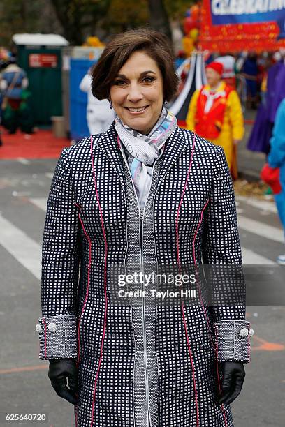 Amy Kule rides in the Macy's Thanksgiving Day Parade on November 24, 2016 in New York City.