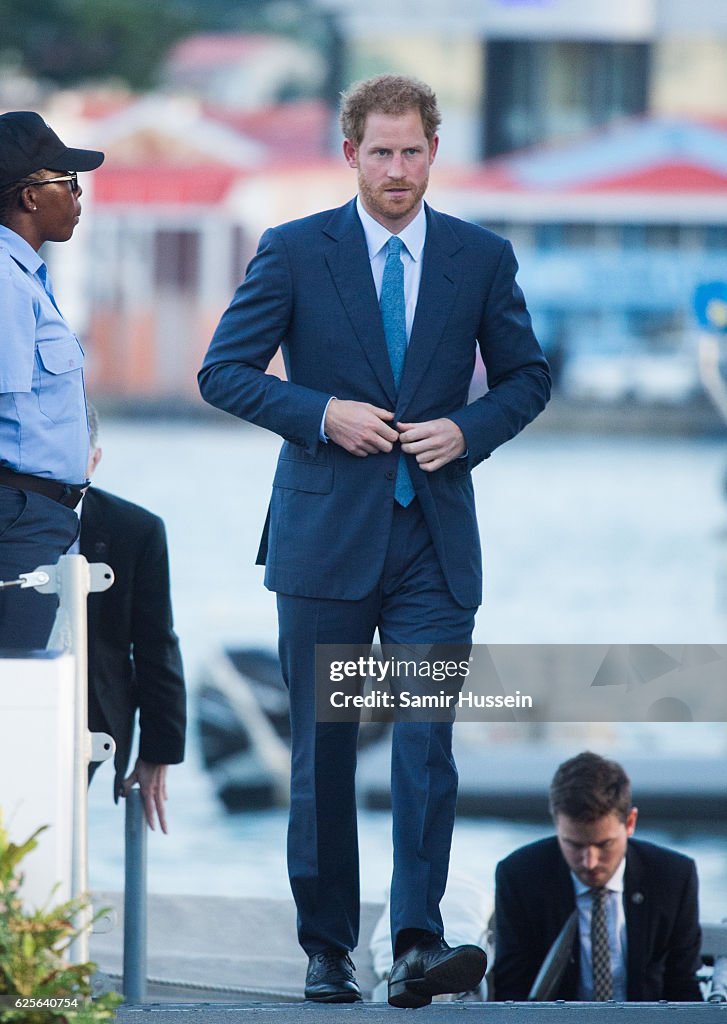 Prince Harry Visits The Caribbean - Day 5