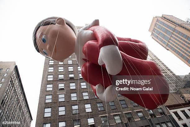 Elf on a Shelf balloon is seen at the 90th Annual Macy's Thanksgiving Day Parade on November 24, 2016 in New York City.