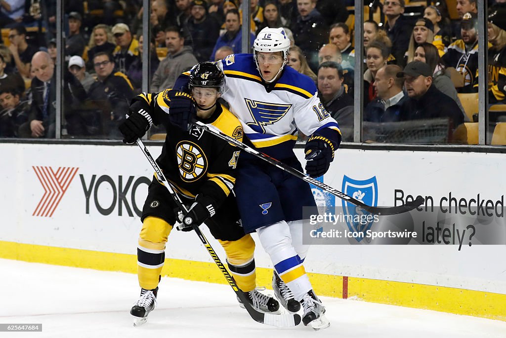 NHL: NOV 22 Blues at Bruins