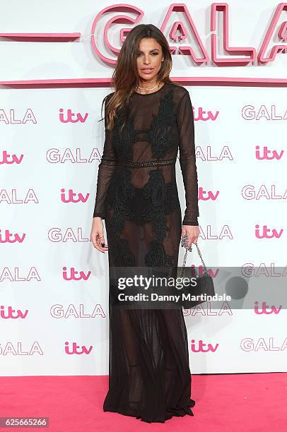 Misse Beqiri attends the ITV Gala at London Palladium on November 24, 2016 in London, England.