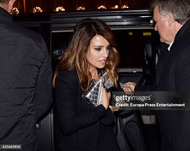 Penelope Cruz's sister Monica Cruz attends 'La Reina de Espana' private party on November 24, 2016 in Madrid, Spain.