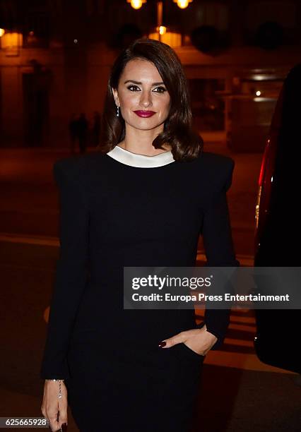 Penelope Cruz attends 'La Reina de Espana' private party on November 24, 2016 in Madrid, Spain.