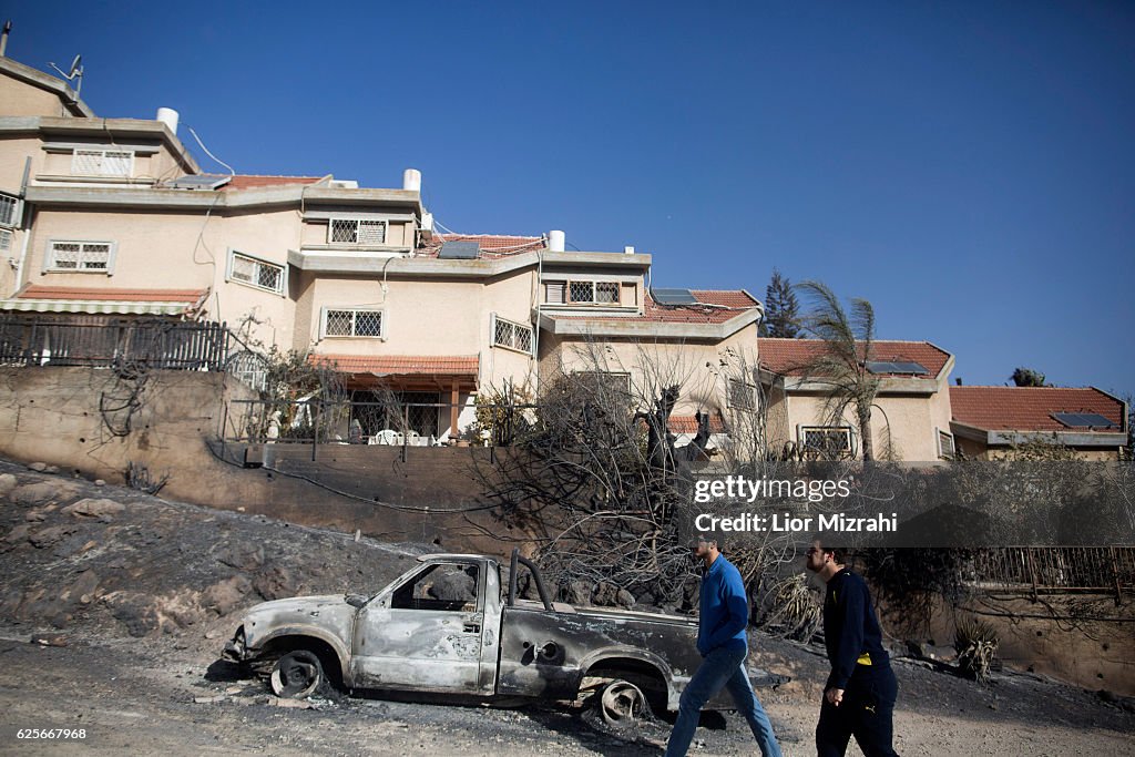 Arson Suspected As Wild Fires Rage Across Israel