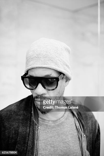 Actor Joey Starr is photographed for Self Assignment on October 3, 2016 in Paris, France.