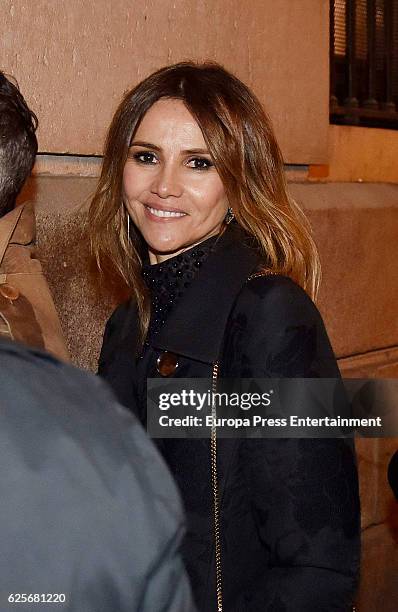 Goya Toledo attends 'La Reina de Espana' private party on November 24, 2016 in Madrid, Spain.