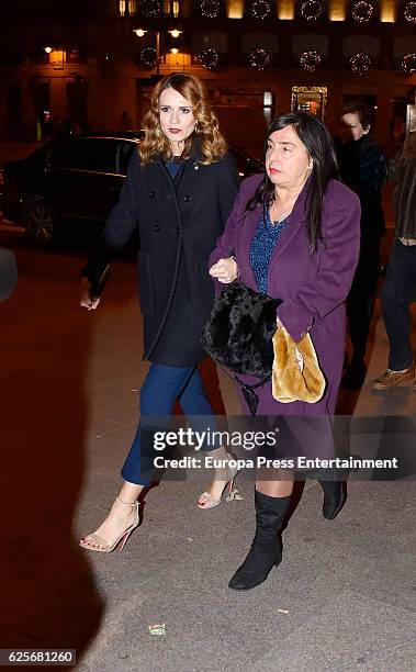 Elena Ballesteros attends 'La Reina de Espana' private party on November 24, 2016 in Madrid, Spain.