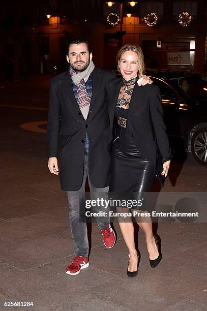 Carola Baleztena and Emiliano Suarez attend 'La Reina de Espana' private party on November 24, 2016 in Madrid, Spain.