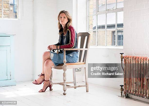 Creative director of Chloé, Clare Waight Keller is photographed for the Guardian on July 15, 2016 in London, England.