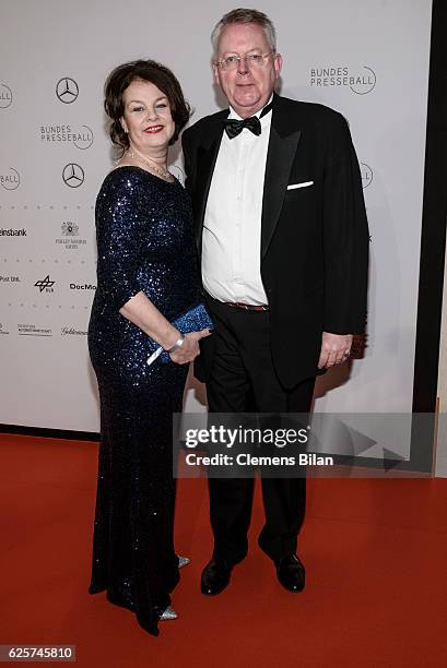 Peter Limbourg and his wife Katharina attends the 65th Bundespresseball at Hotel Adlon on November 25, 2016 in Berlin, Germany.