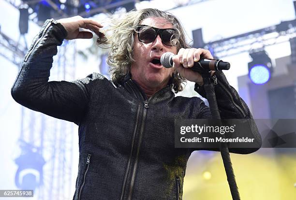 Ed Roland of Collective Soul performs during the KAABOO Del Mar music festival on September 17, 2016 in Del Mar, California.