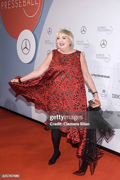 Claudia Roth attends the 65th Bundespresseball at Hotel Adlon on November 25, 2016 in Berlin, Germany.