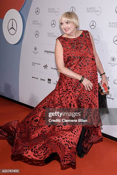 Claudia Roth attends the 65th Bundespresseball at Hotel Adlon on November 25, 2016 in Berlin, Germany.