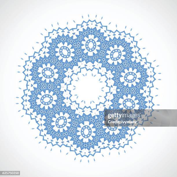 abstract floral pattern background - tablecloth background stock illustrations