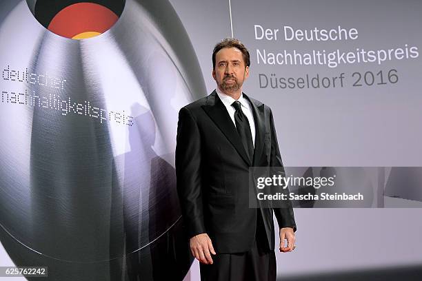 Nicolas Cage attends the German Sustainability Award 2016 at Maritim Hotel on November 25, 2016 in Duesseldorf, Germany.