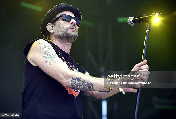 Robin Wilson of Gin Blossoms performs during the KAABOO Del Mar music festival on September 17, 2016 in Del Mar, California.