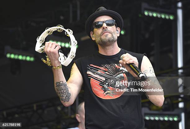 Robin Wilson of Gin Blossoms performs during the KAABOO Del Mar music festival on September 17, 2016 in Del Mar, California.