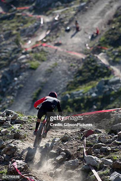 enduro mountain bike racer - sports race bicycle stock pictures, royalty-free photos & images
