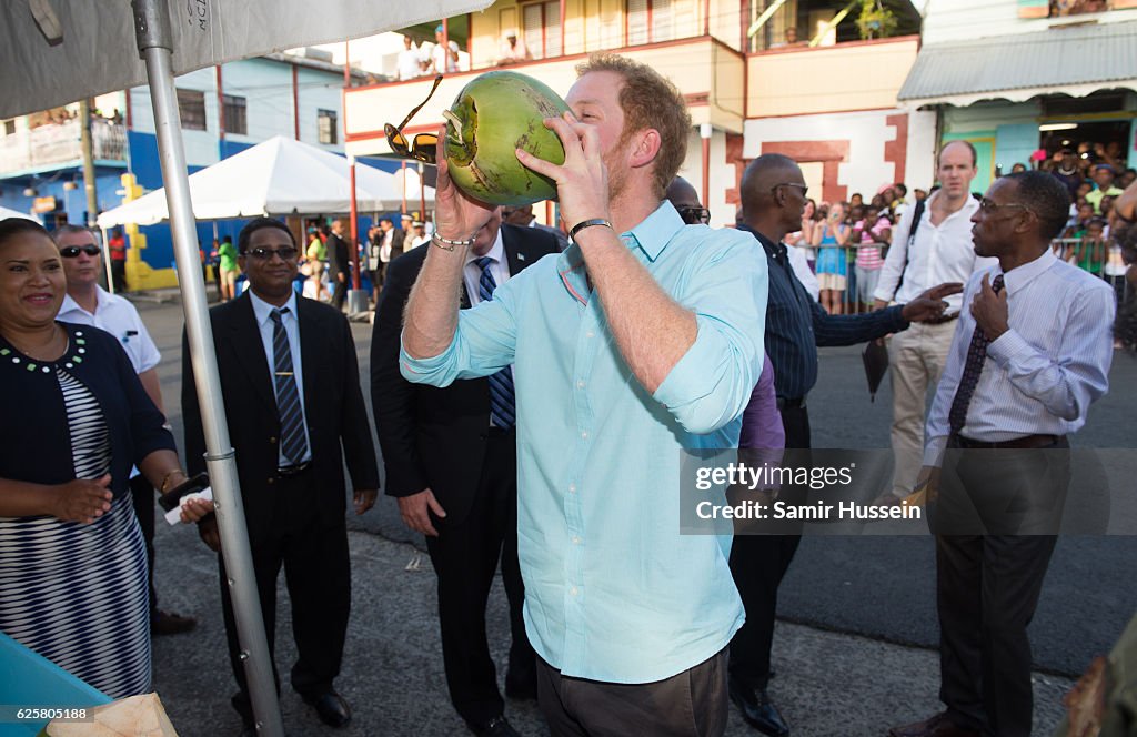 Prince Harry Visits The Caribbean - Day 6