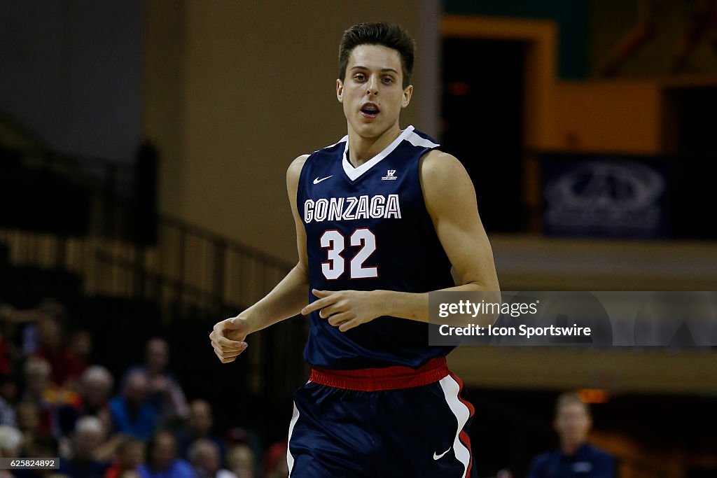 NCAA BASKETBALL: NOV 24 Advocare Invitational - Gonzaga v Quinnipiac