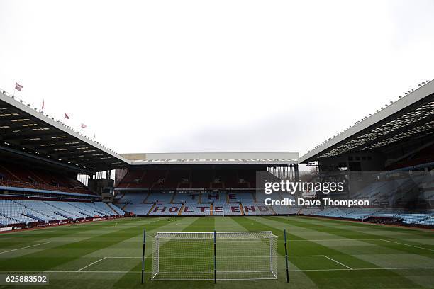 General view of the ground prior to the Sky Bet Championship match between Aston Villa and Cardiff City at Villa Park on November 26, 2016 in...