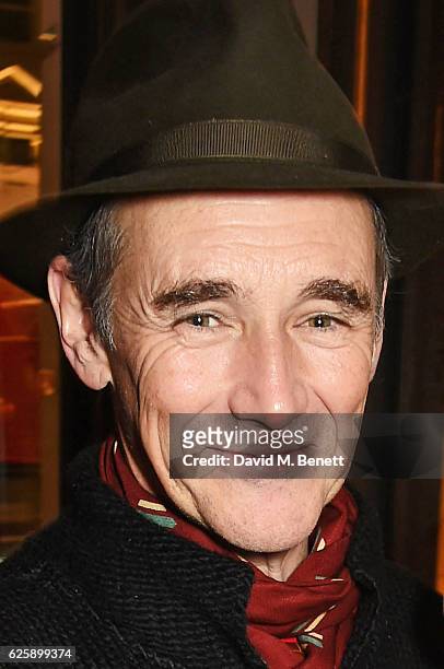 Co-author/actor Mark Rylance attends the press night after party for "Nice Fish" at Villandry on November 25, 2016 in London, England.