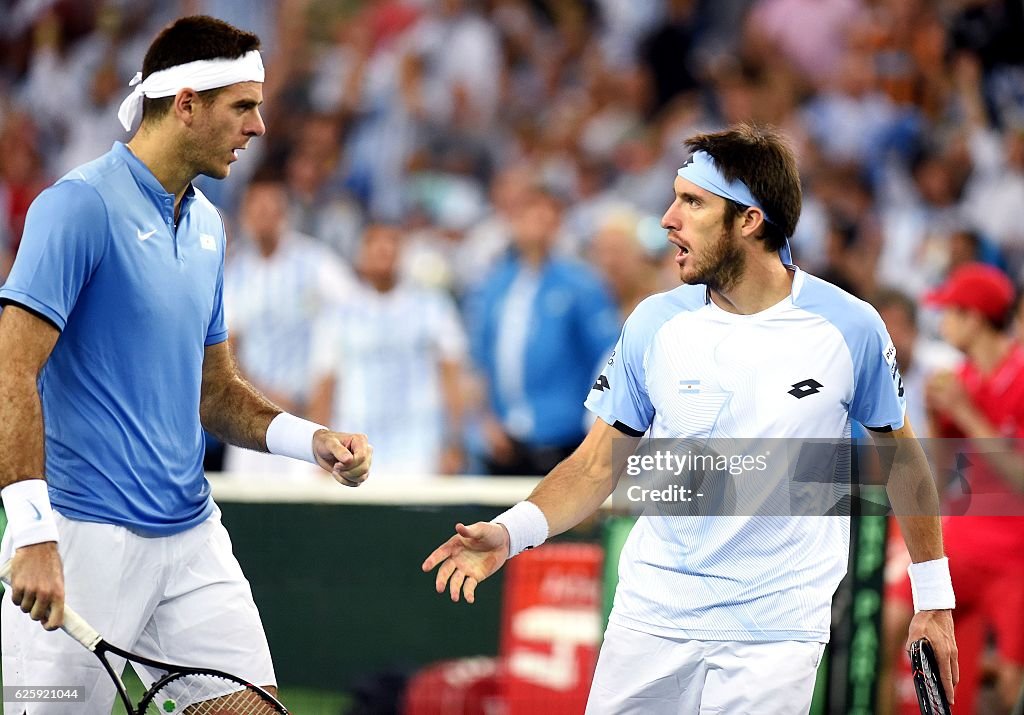TENNIS-DAVIS-CUP-CRO-ARG